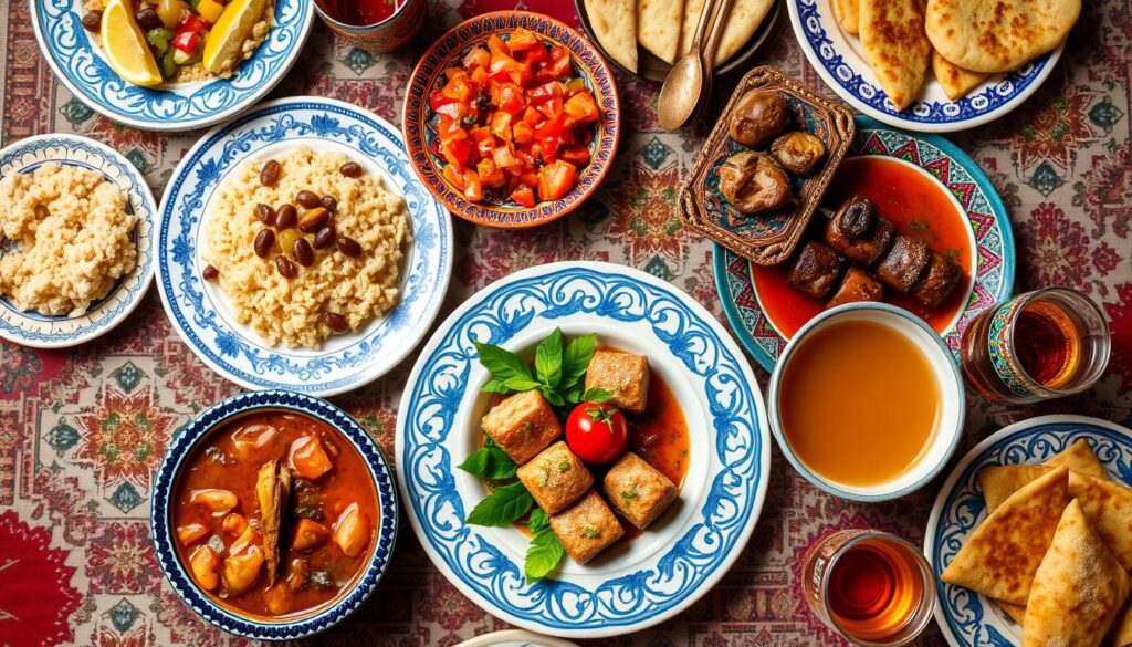 Moroccan dishes